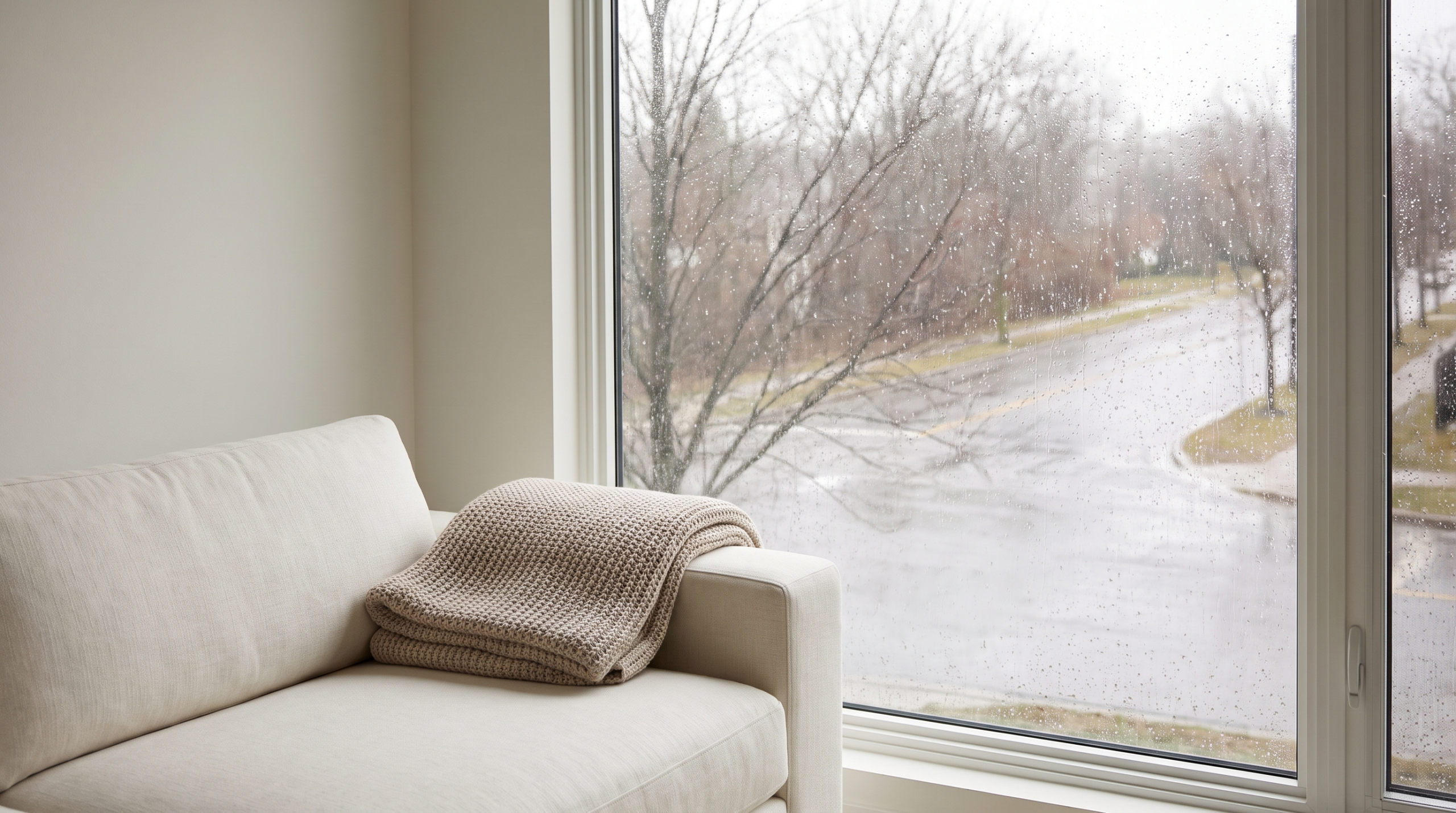 General water damage cleanup themed website visual for Twin Cities Damage Restoration