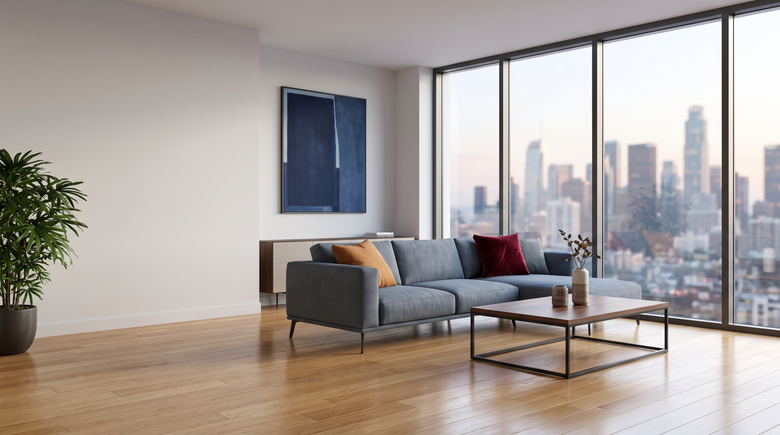 Clean water damage restoration themed interior for Twin Cities Damage Restoration